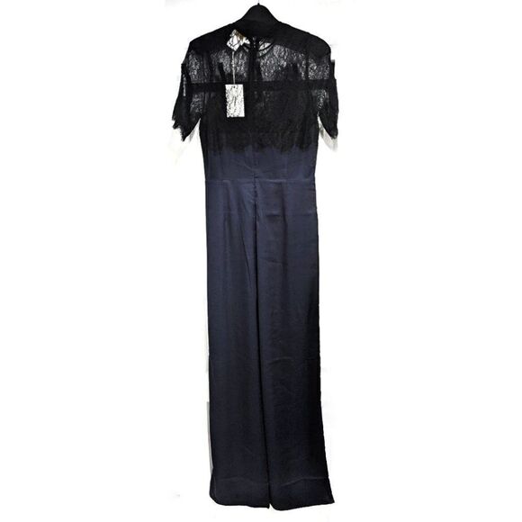 Nwt Foxiedox | Nixie Lace Wide Leg Illusion Neck Jumpsuit - Picture 6 of 15